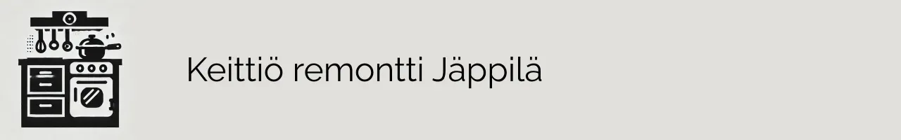 Keittiö remontti Jäppilä